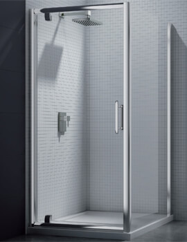 Merlyn 6 Series 8mm Clear Glass Pivot Shower Door - Image