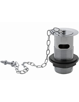 Basin Waste With Plug And Oval Link Chain