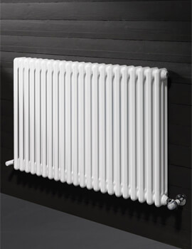 Dq Heating Modus 3 Column White Radiator - 3 To 60 Sections