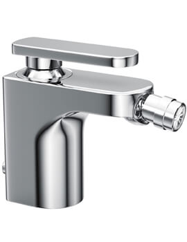Rapture Single Lever Chrome Bidet Mixer Tap With Pop-Up Waste