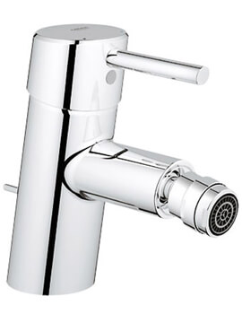 Concetto Chrome Bidet Mixer Tap With Pop-Up Waste - 32208001