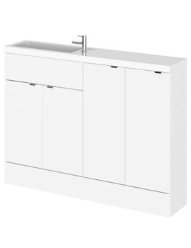 Fusion Compact 1200mm Furniture Pack - Vanity And 2 Base Unit With Basin