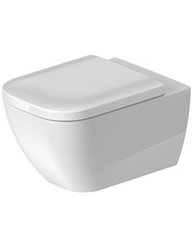 Duravit Happy D.2 365 x 540mm Wall Mounted Rimless Toilet - Image
