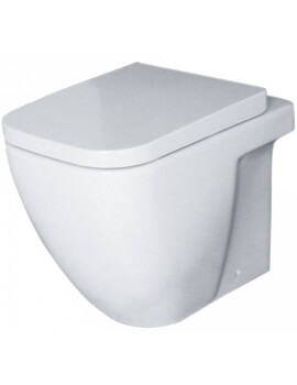 Essential Fuchsia Back To Wall White Toilet With Soft Close Seat - Image