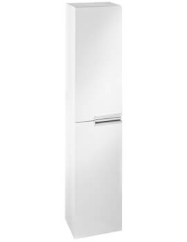 Roca Victoria-N 300 x 1500mm Gloss White Reversible Column Unit - Image