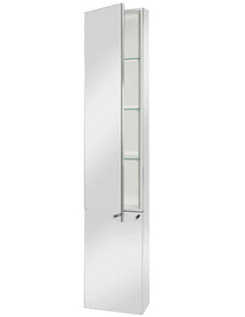 Croydex Nile Stainless Steel Tall Cabinet - Image