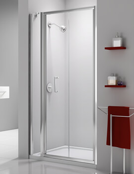 Ionic Express Bi-Fold Shower Door And Inline Panel 940-1000mm Wide