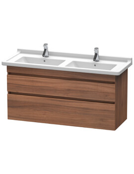 Duravit DuraStyle 1200mm Wide Two Drawer Vanity Unit For Starck 3 Double Basin - Image