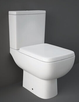 RAK Series 600 Full Access WC Pack With Urea Soft Close Seat - White