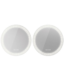 Happy D.2 Plus 700mm Mirror Set With LED Lighting - Icon Version