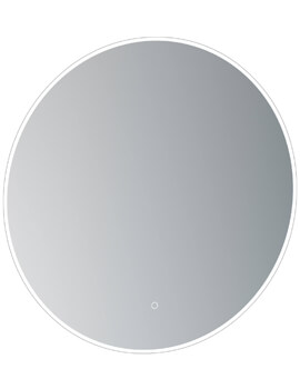 Saneux Oska Round Illuminated LED Mirror With Demister Pad - Image