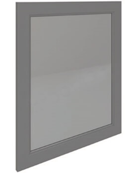 Washington 585 x 650mm Framed Bathroom Mirror Grey