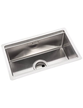 Abode Studio Compact Stainless Steel 1.0 Kitchen Sink Bowl - Image