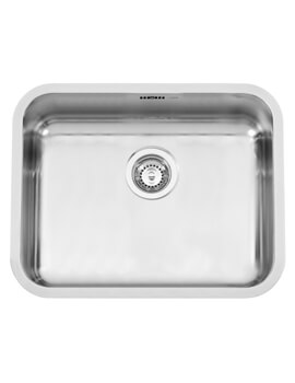 Reginox IB 540 x 440mm Single Bowl Stainless Steel Integrated Kitchen Sink - Image