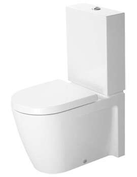 Duravit Starck 2 370 x 630mm White Close Coupled WC With Cistern - Image