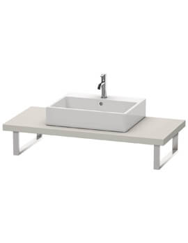 Duravit DuraStyle 550mm Depth 1 Cut Out Console For Above Counter Basin - Image