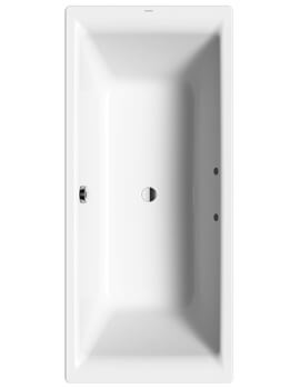 Ambiente Puro Duo 1700 x 750mm Double Ended Steel Bath White