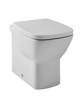 Kartell K-Vit Evoque White Back-To-Wall Pan With Seat - Image
