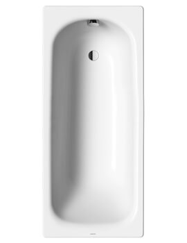Kaldewei Advantage Saniform Plus 1400mm Single Ended Steel Bath White - Image