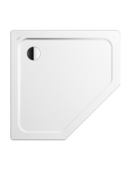 Kaldewei Ambiente Cornezza Pentagonal Steel Shower Tray White - Image
