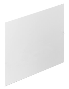 Vermont MDF Gloss White 700mm End Bath Panel