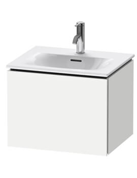 L-Cube Wall Mounted 520mm 1 Drawer Vanity Unit For Viu Basin