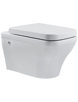 Cover Rimless Wall Hung WC White