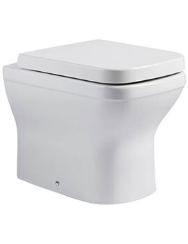 Cover Back To Wall WC Pan White