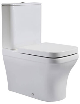 Cover Close Coupled Fully Enclosed White WC Pan
