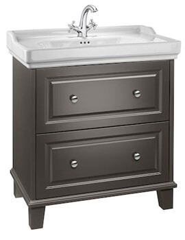 Roca Carmen Unik 800mm Base Vanity Unit With Two Drawers And Basin