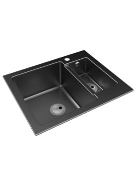 Abode Zero 1.5 Bowl Reversible Granite Kitchen Sink - Image