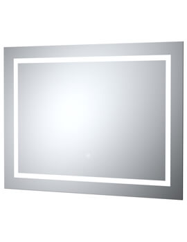 Hudson Reed Enif 800 x 600mm Illuminated LED Touch Sensor Mirror - Image