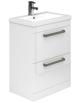 Essential Nevada 2 Drawer Vanity Unit And Basin - Image