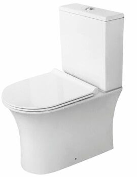 Viva Rimless Closed Back Pan With Cistern And Soft Close Seat