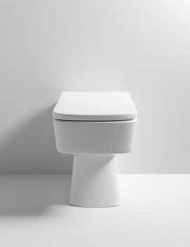 Nuie Bliss Back-To-Wall White WC Pan 520mm - Image
