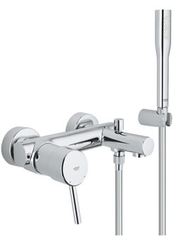 Grohe Concetto Chrome Single Lever Bath Shower Mixer Tap - Image