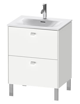 Brioso Floor Standing 2 Drawer Compact Vanity Unit For Viu Basin