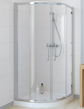Lakes Classic Offset Quadrant Shower Enclosure 900 x 800 x 1850mm
