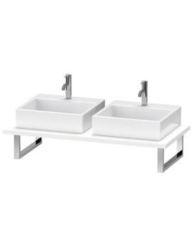 Duravit Brioso 480mm Depth 2 Cut-Out Console For Above Counter Basin And Countertop Basin Compact - Image