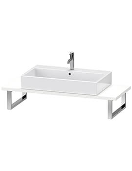 Brioso 550mm Depth 1 Cut-Out Console For Above Counter Basin And Countertop Basin