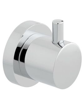 Vado Zoo Wall Mounted 3/4 Inch Concealed Chrome Stop Valve - Image