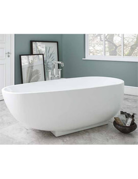 Royce Morgan Seaton 1680 x 770mm Freestanding White Bath - Image
