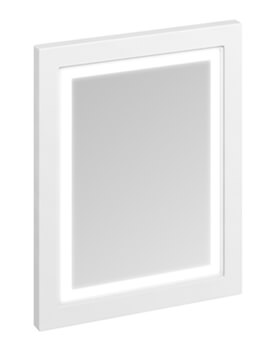 Burlington 600mm Framed Mirror With LED Illumination - Image