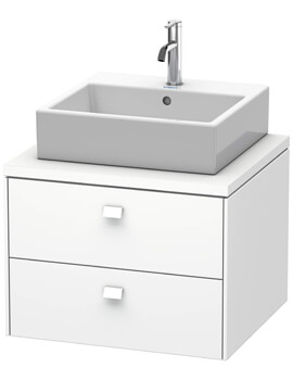 Brioso 550mm 2 Drawers Vanity Unit For Console