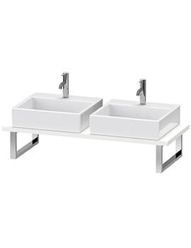 Duravit Brioso 550mm Depth 2 Cut-Out Console For Above Counter Basin And Countertop Basin - Image
