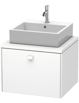 Brioso 550mm Wall Mounted 1 Pull-Out Compartment Vanity Unit