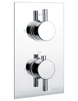 Niagara Equate Concealed Thermostatic Shower Valve Round - Image