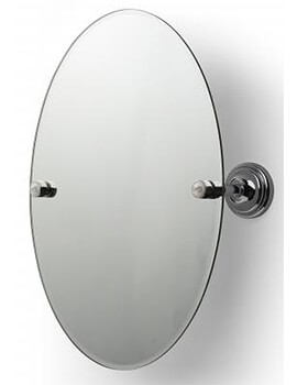 1919 Wall Mounted Oval Mirror 450 x 340mm