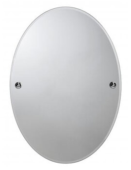 Worcester Flexi-Fix Oval Mirror 320 x 450mm