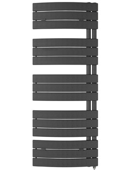 Lazzarini Pieve Anthracite Contract 550mm Width Towel Warmer